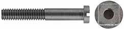 Flash Guard Screw & Nut
for small Siler flintlocks,
6-40 thread, inside mounting screw with square nut.